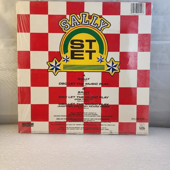 1988 Stetsasonic Sally DBC Let The Music Play Vinyl Record Lp Tommy Boy Music - Picture 2 of 10